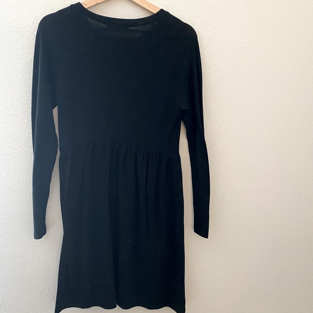 black babydoll sweater